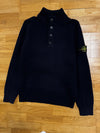 Stone Island Wool Half Zip Knit Sweater