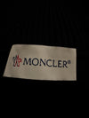 Moncler Ribbed Cardigan with Leather Trim