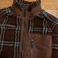 Burberry Check Panel Fleece Jacket