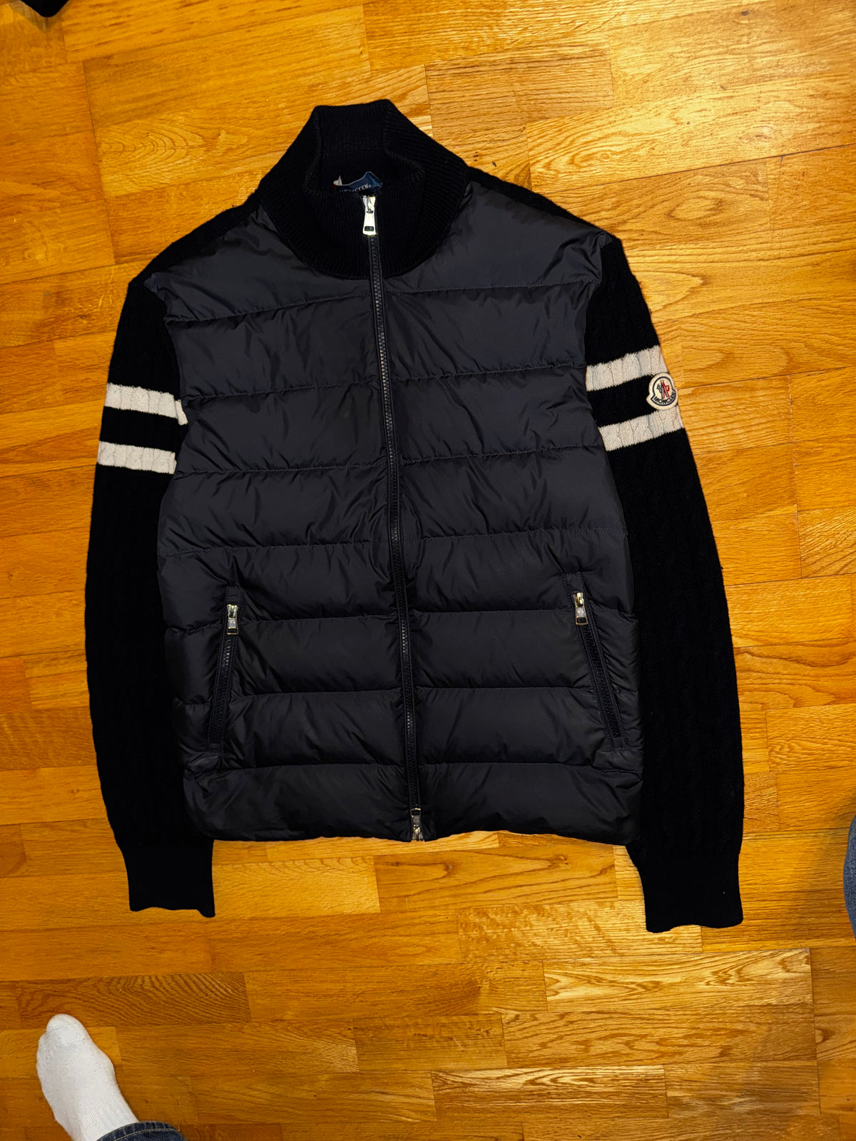 Moncler Wool Down Cardigan
