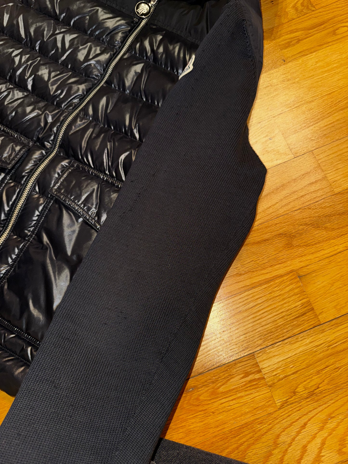 Moncler Down Hooded Cardigan