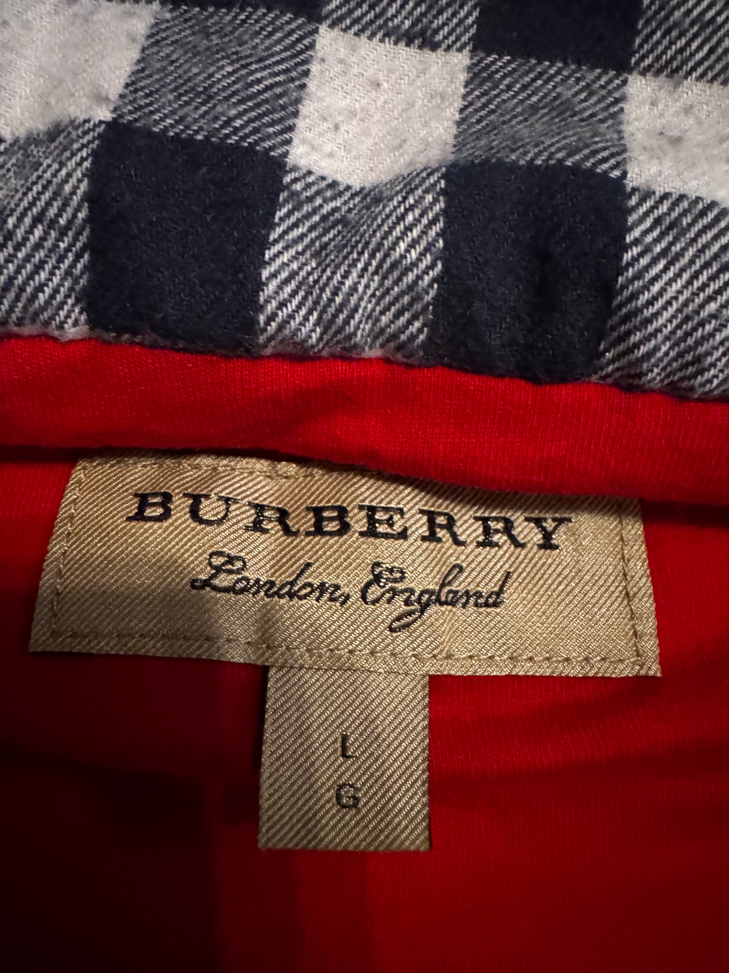 Burberry Check Zip Hoodie