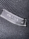 Prada Nylon Wool Zip Cardigan