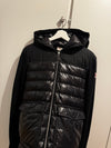 Moncler Down Hooded Cardigan