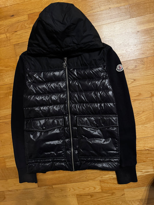 Moncler Down Hooded Cardigan