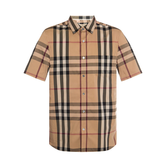 Burberry Short Sleeve Check Shirt