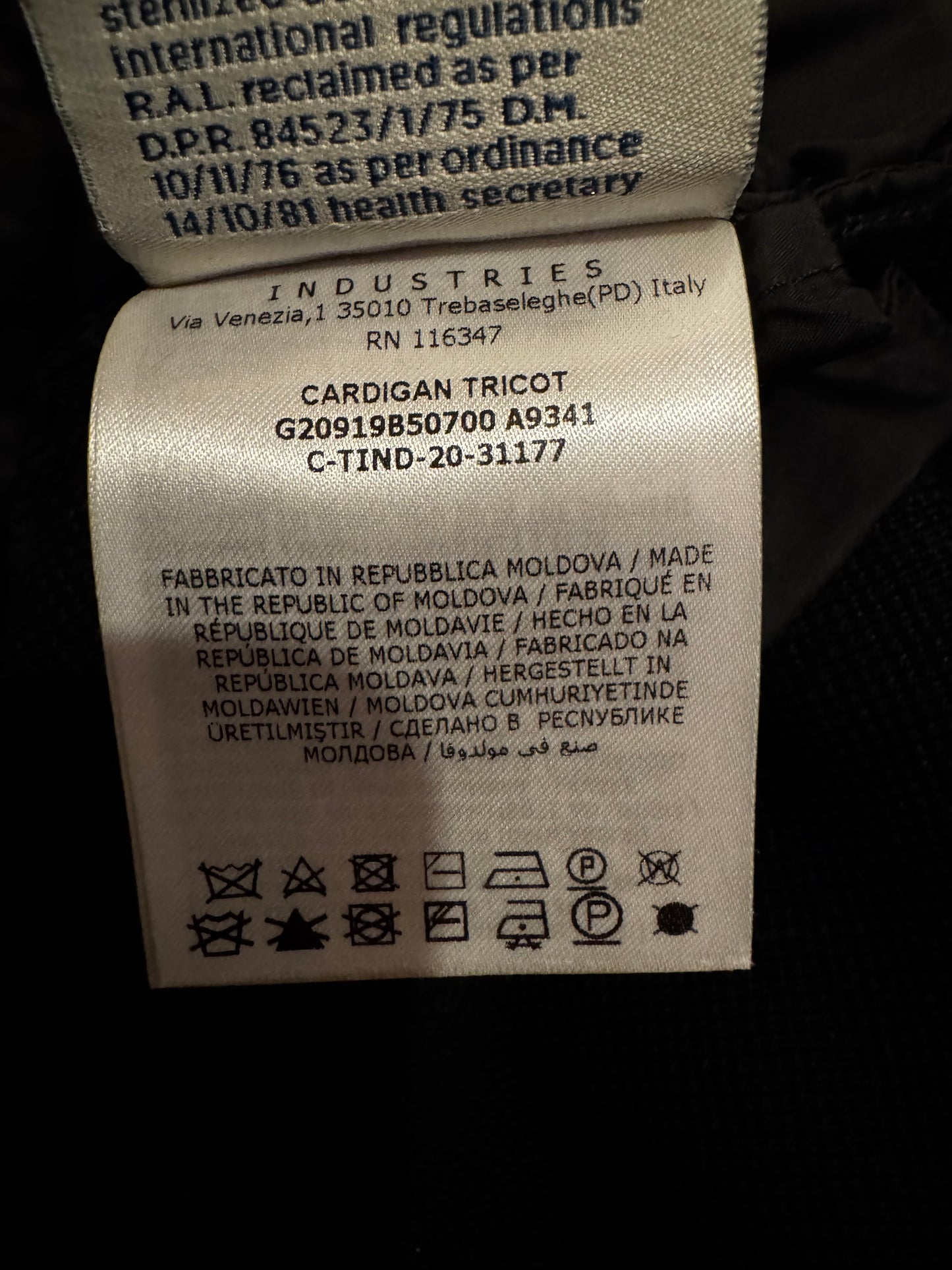 Moncler Down Cardigan