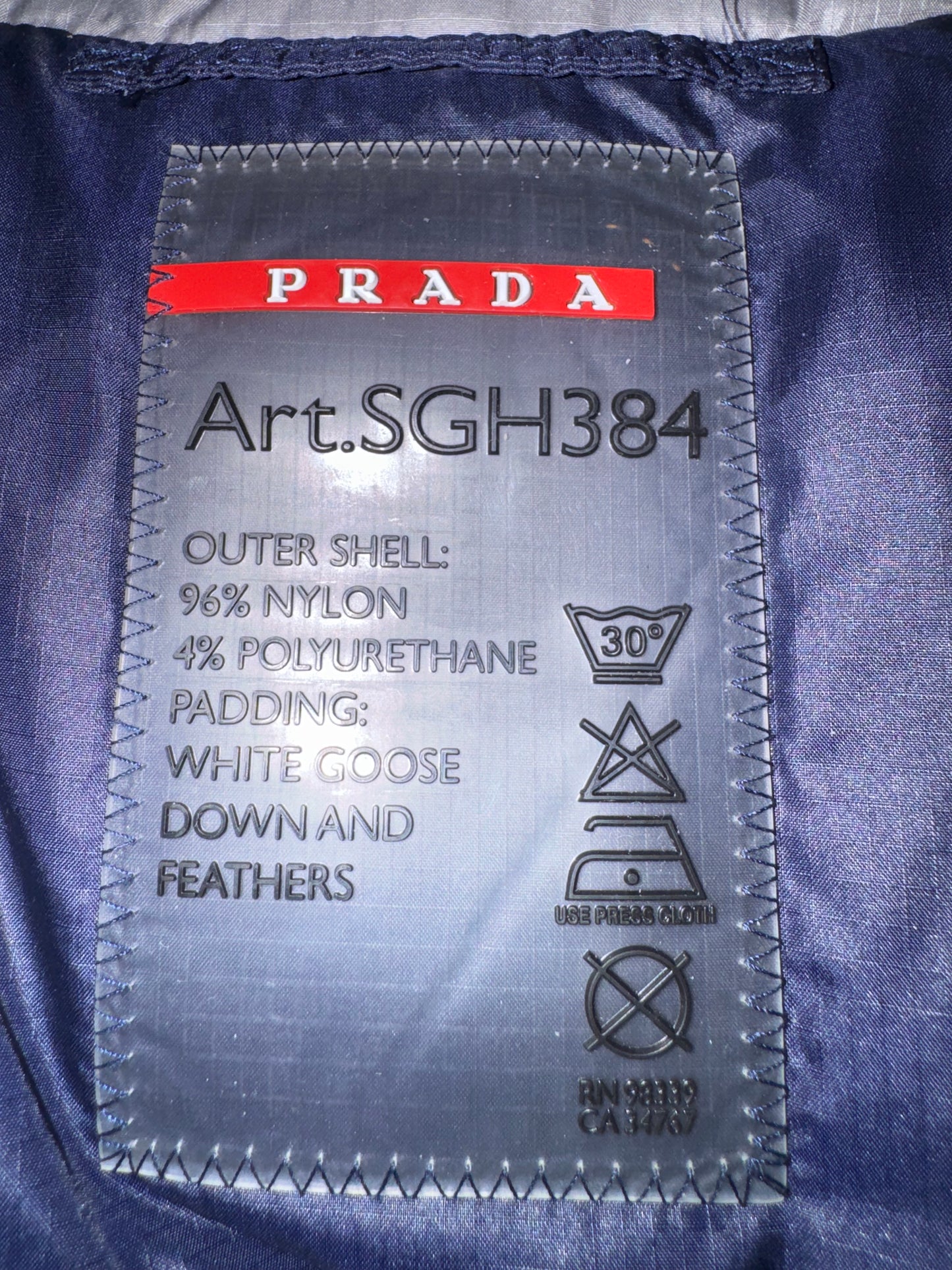 Prada Nylon Down Vest
