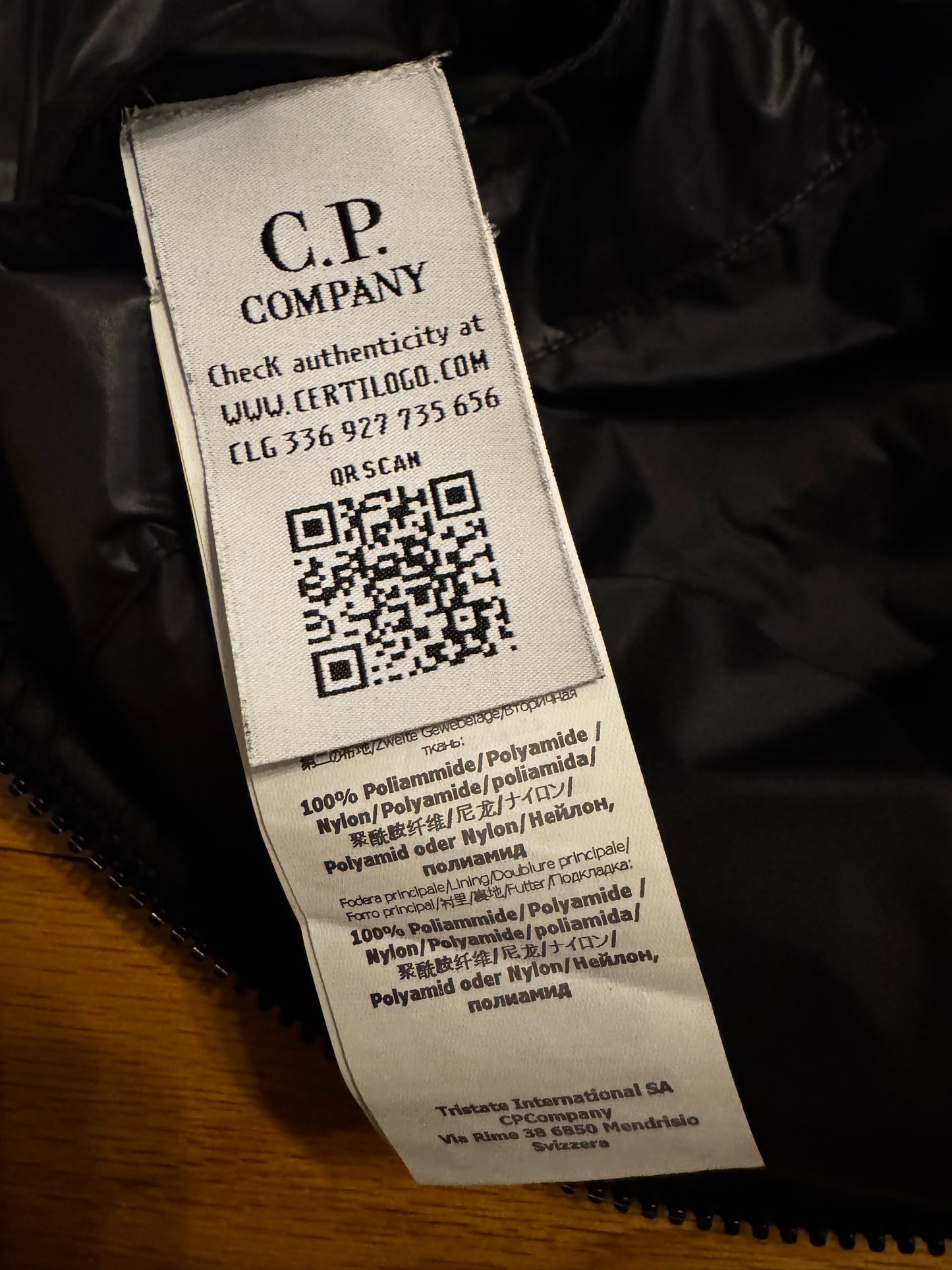 C.P.Company Shell Hybrid Down Goggle Vest