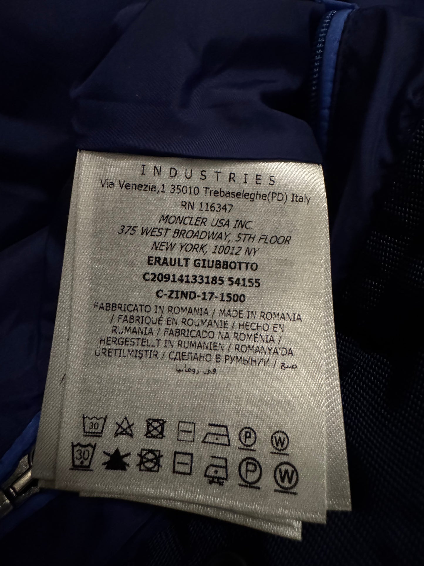 Moncler Erault Down Jacket