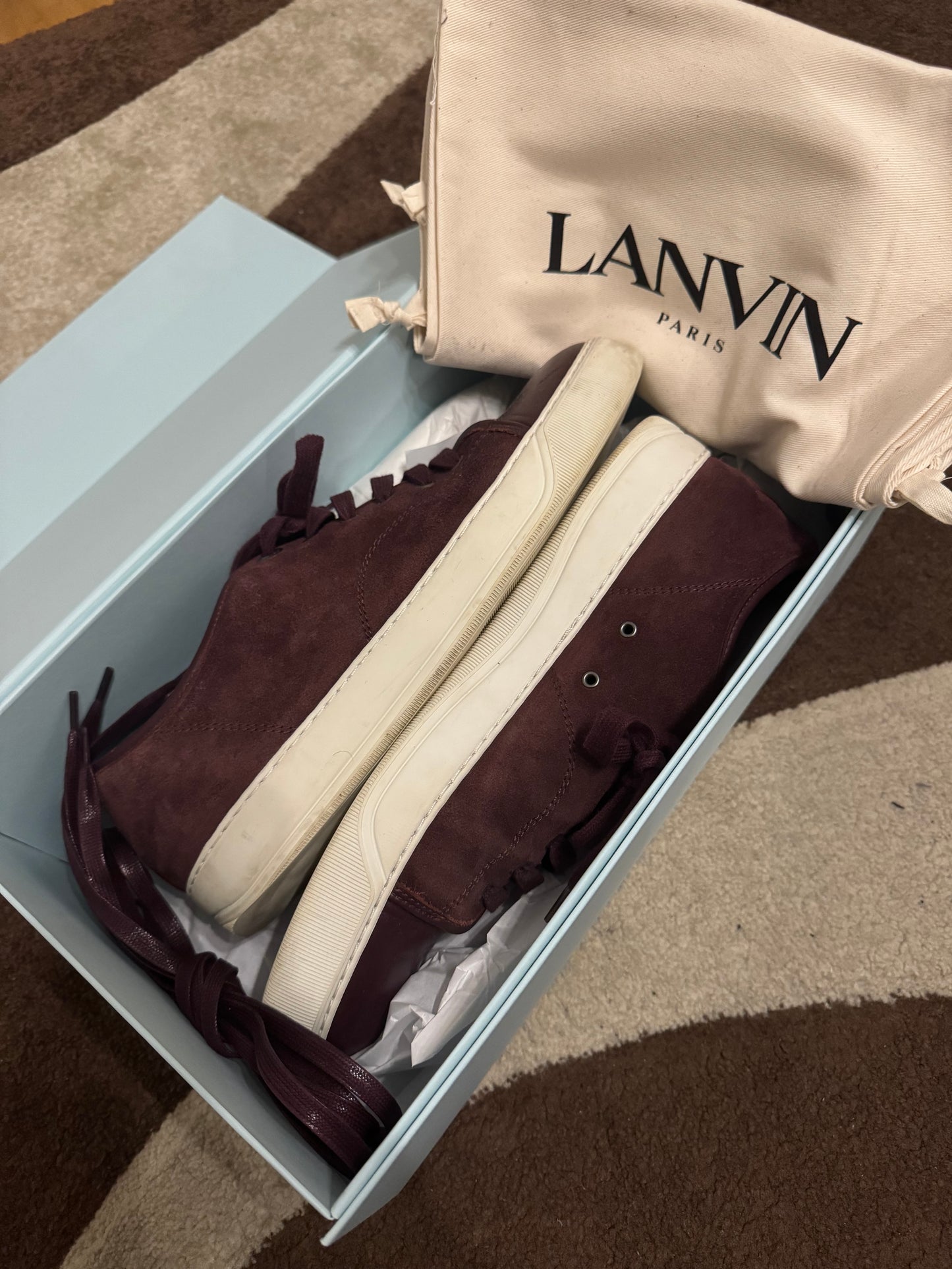 Lanvin Toe-Capped Sneaker