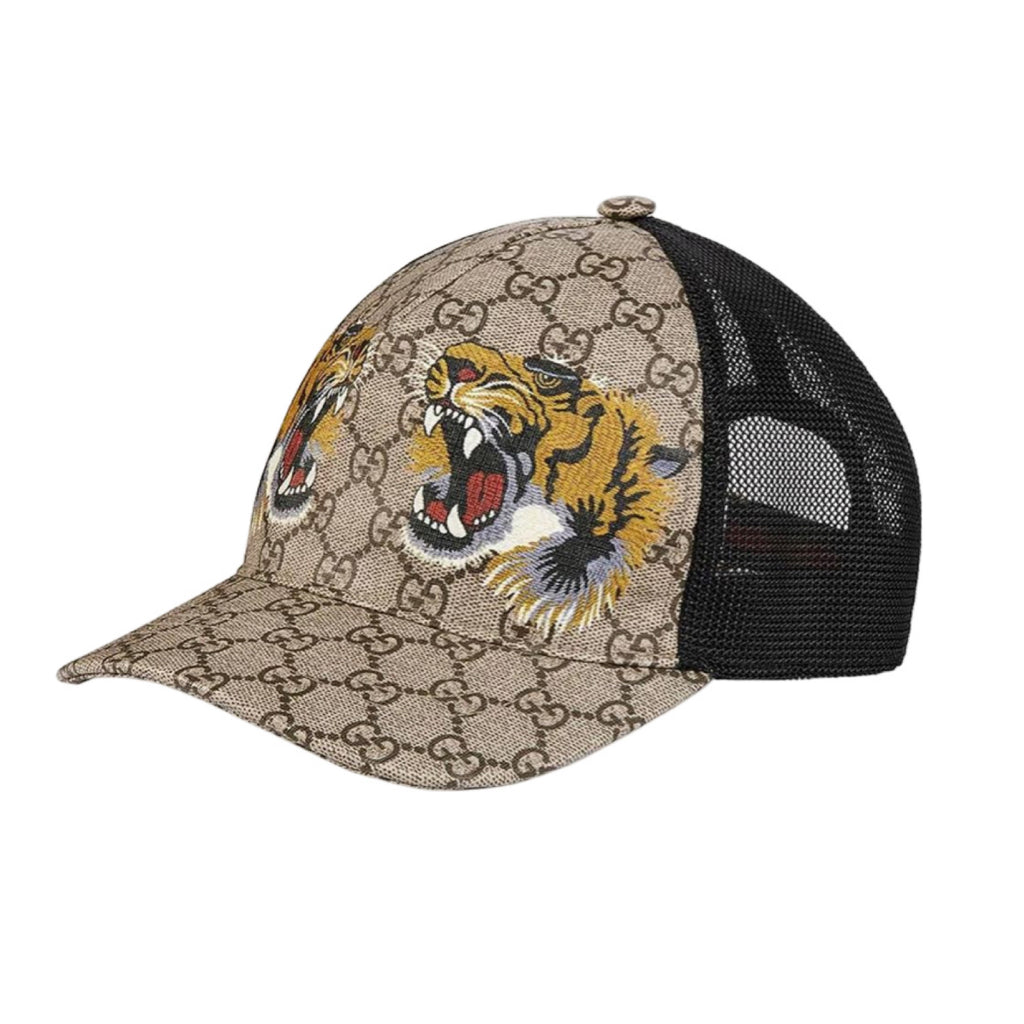 Gucci Tiger Print Baseball Cap