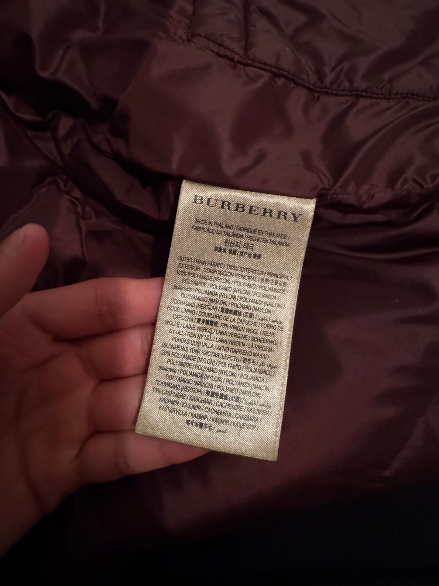 Burberry Lockwell Down Jacket