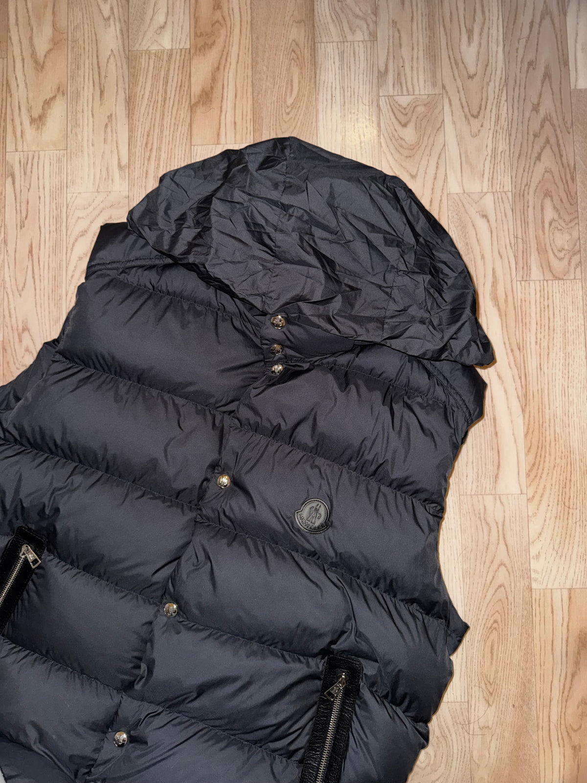 Moncler Herniaire Hooded Down Vest