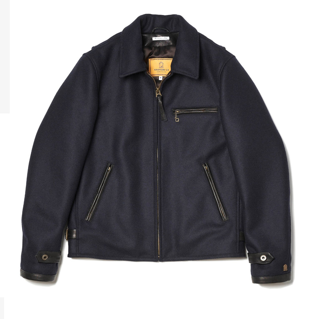 Shangrila Navy Blue Wool Jacket