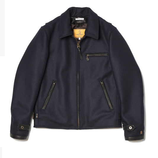Shangrila Navy Blue Wool Jacket