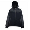 Prada Hooded Nylon Wool Zip Cardigan