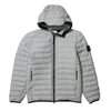 Stone Island Logo Appliquéd Quilted Shell Down Hooded Jacket