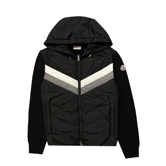 Moncler Hooded Down Cardigan