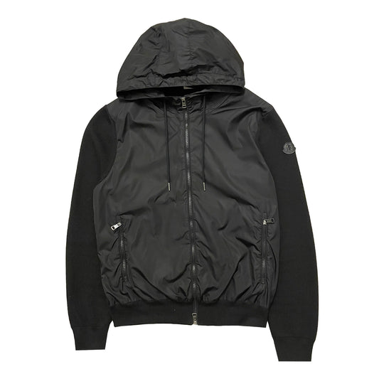 Moncler Nylon Hooded Cardigan