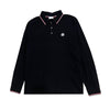 Moncler Long Sleeve Piqué Polo Shirt