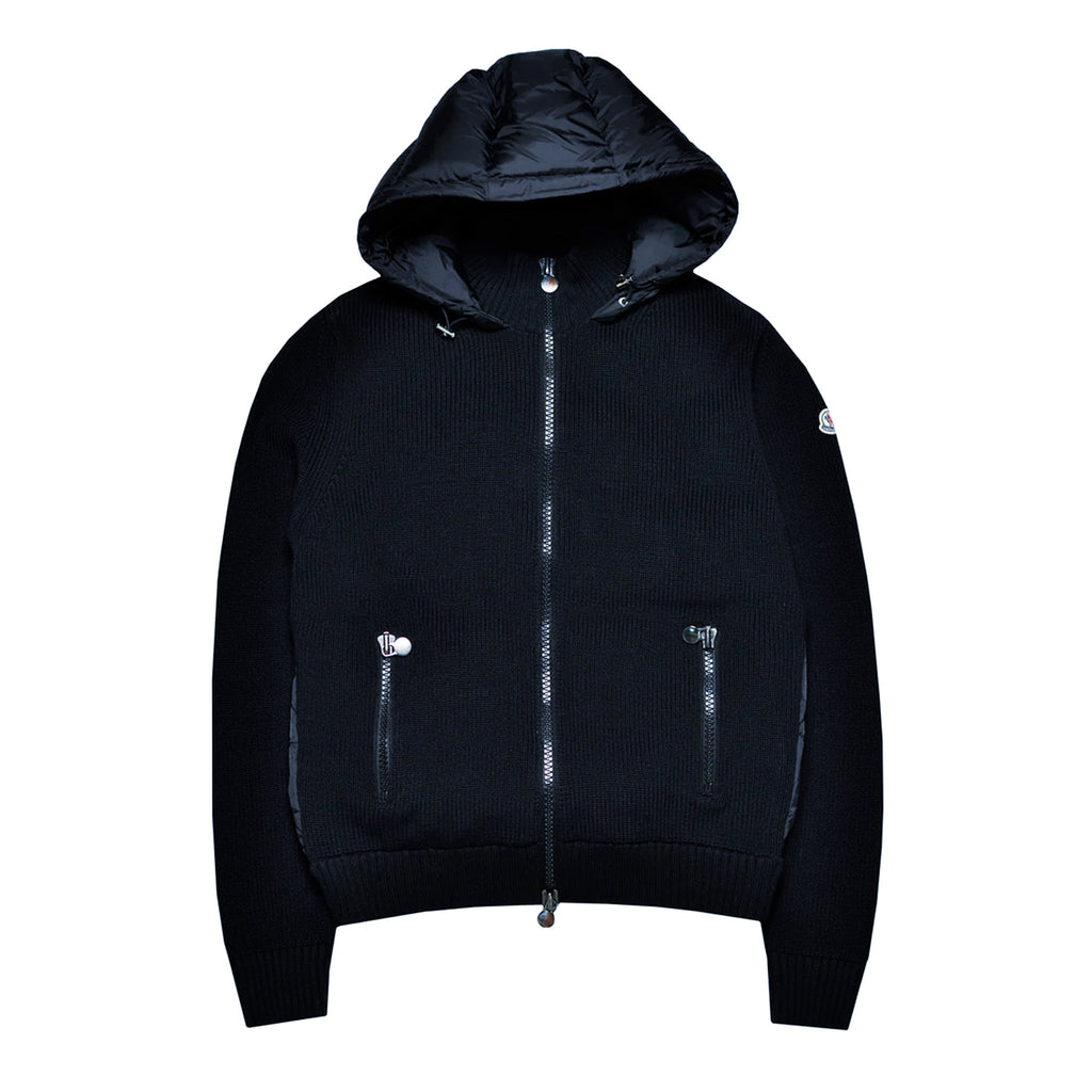 Moncler Hooded Down Cardigan