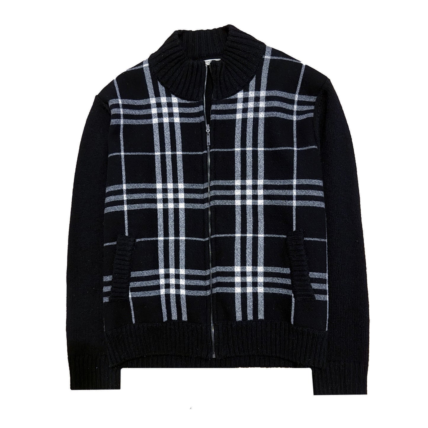 Burberry Vintage Check Zip-up Cardigan