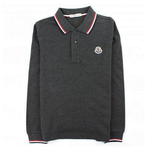 Moncler Long Sleeve Piqué Polo