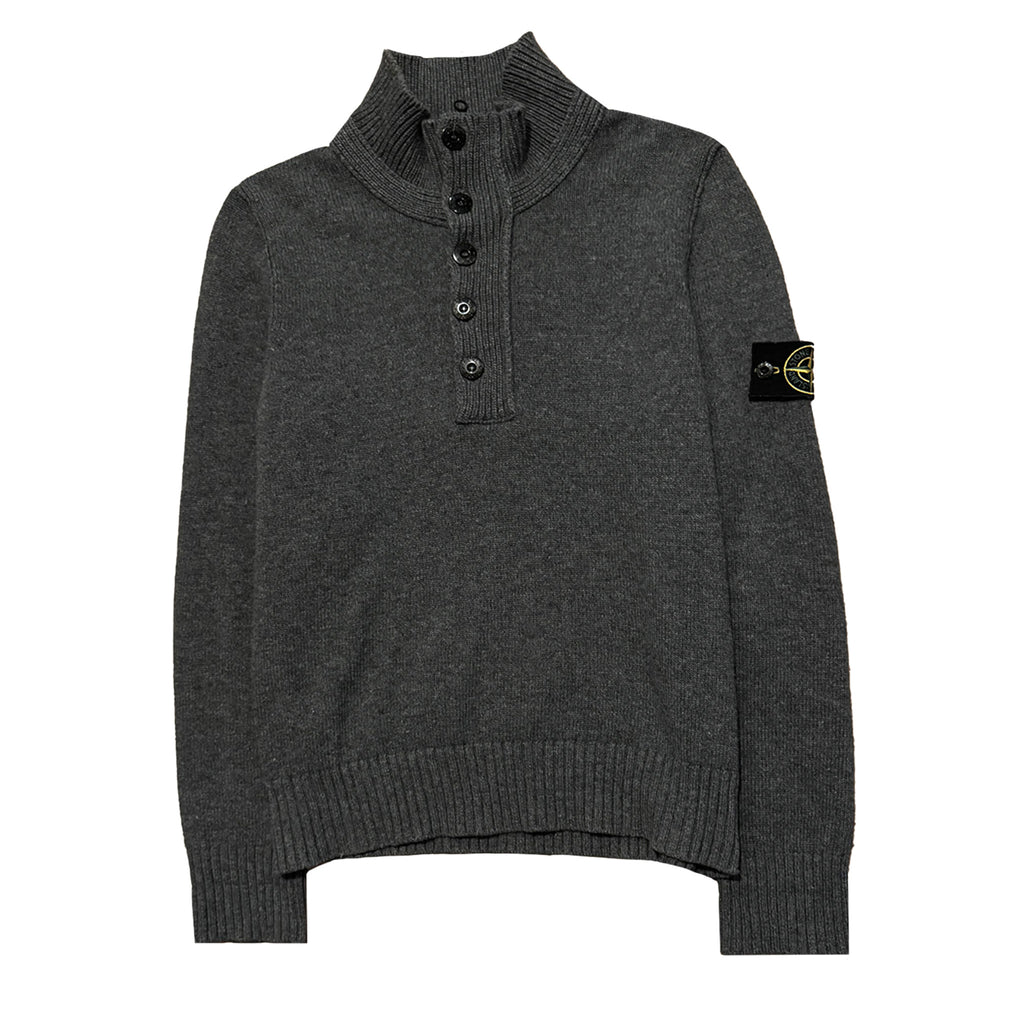 Stone Island Zip And Button Sweater