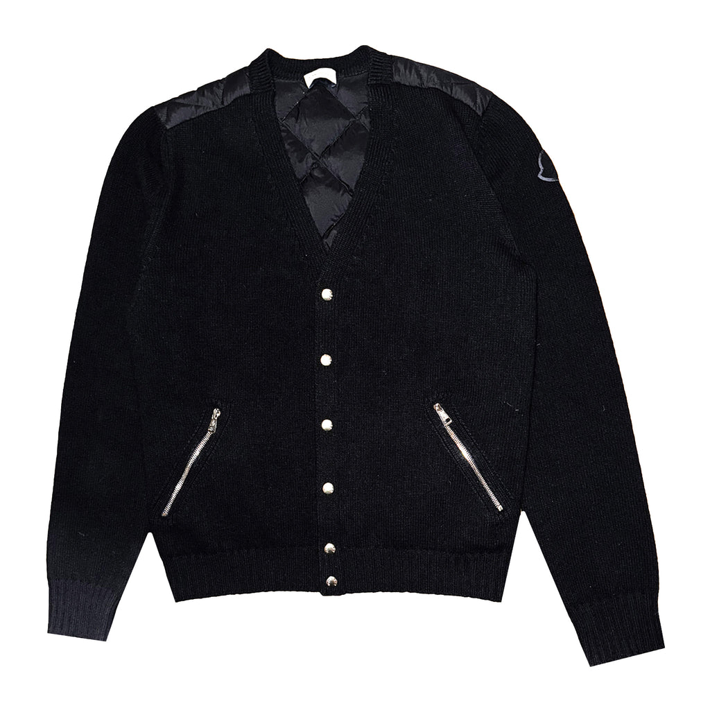 Moncler Black Label Down Cardigan