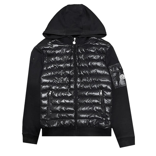 Moncler Hooded Down Cardigan