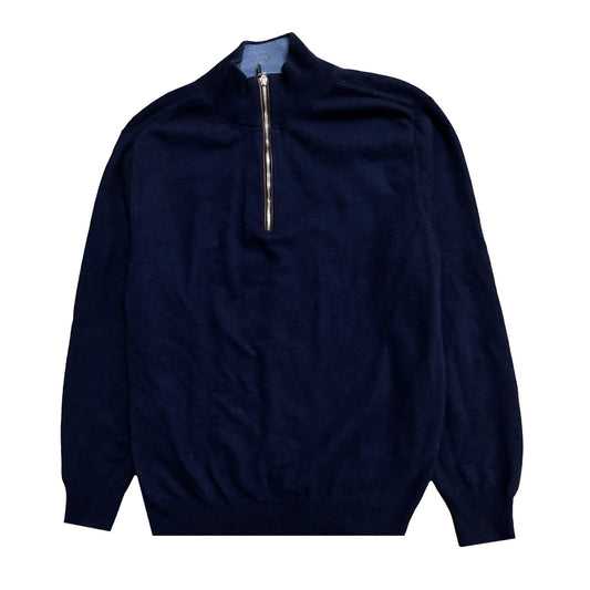 N.Peal Half Zip Cashmere Sweater