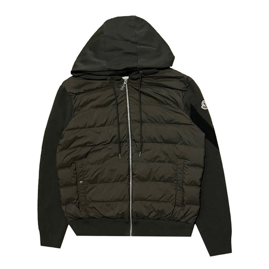 Moncler Hooded Down Cardigan