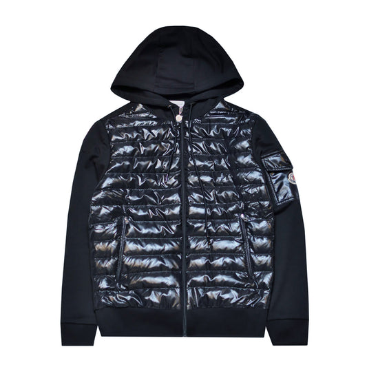 Moncler Hooded Down Cardigan