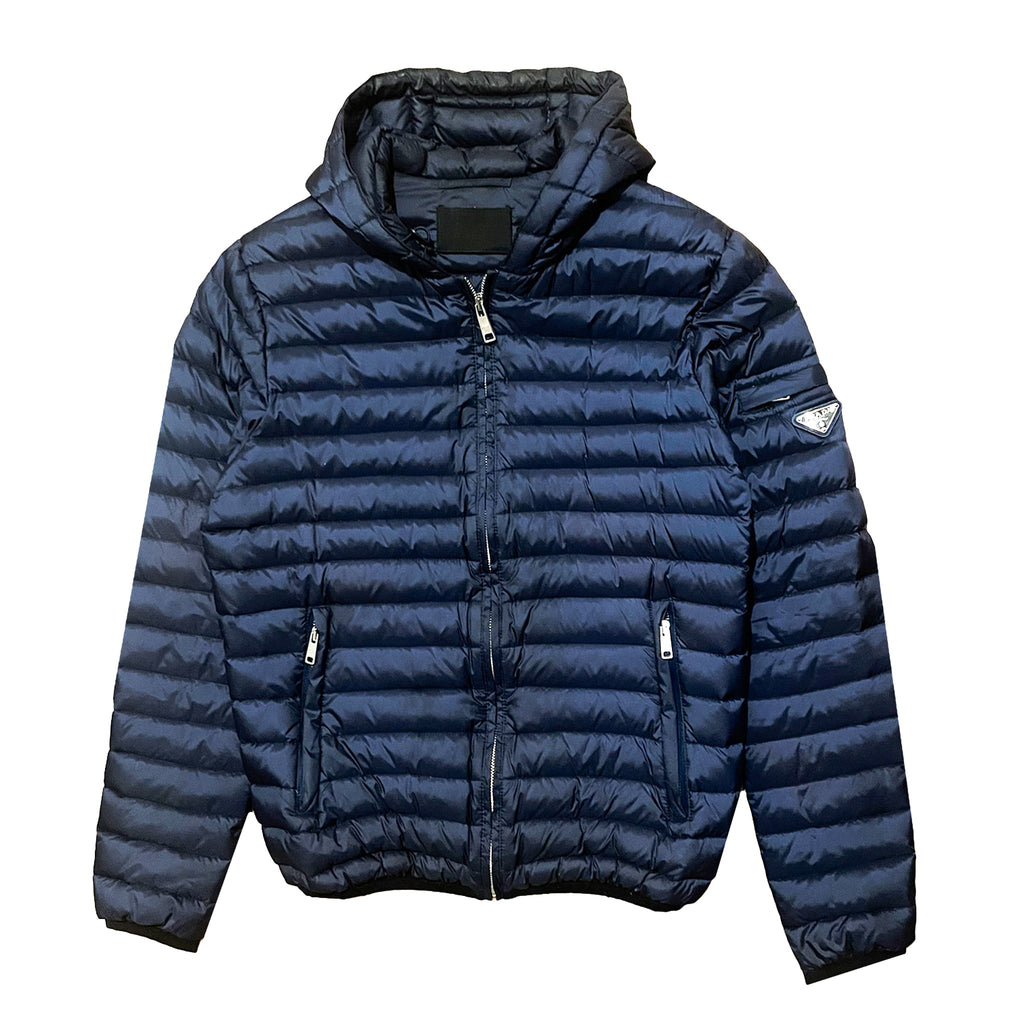 Prada Hooded Lightweight Down Jacket