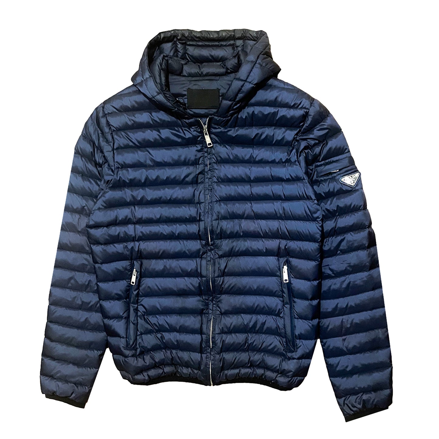Prada Hooded Lightweight Down Jacket
