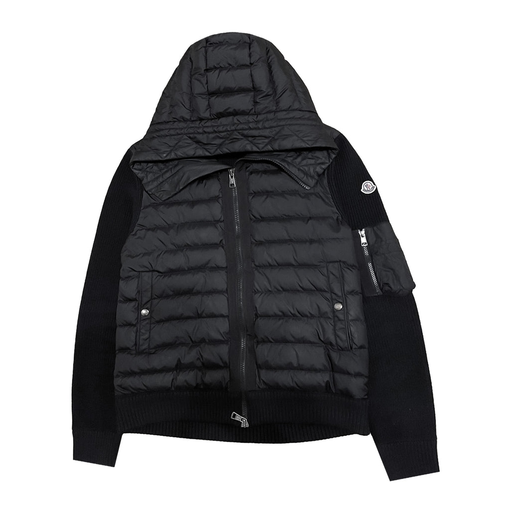 Moncler Down Hooded Cardigan