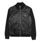 Prada Nylon Wool Zip Cardigan