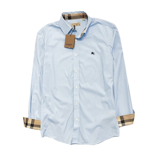 Burberry Embroidered Logo Shirt