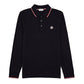 Moncler Long Sleeve Piqué Polo