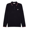 Moncler Long Sleeve Piqué Polo