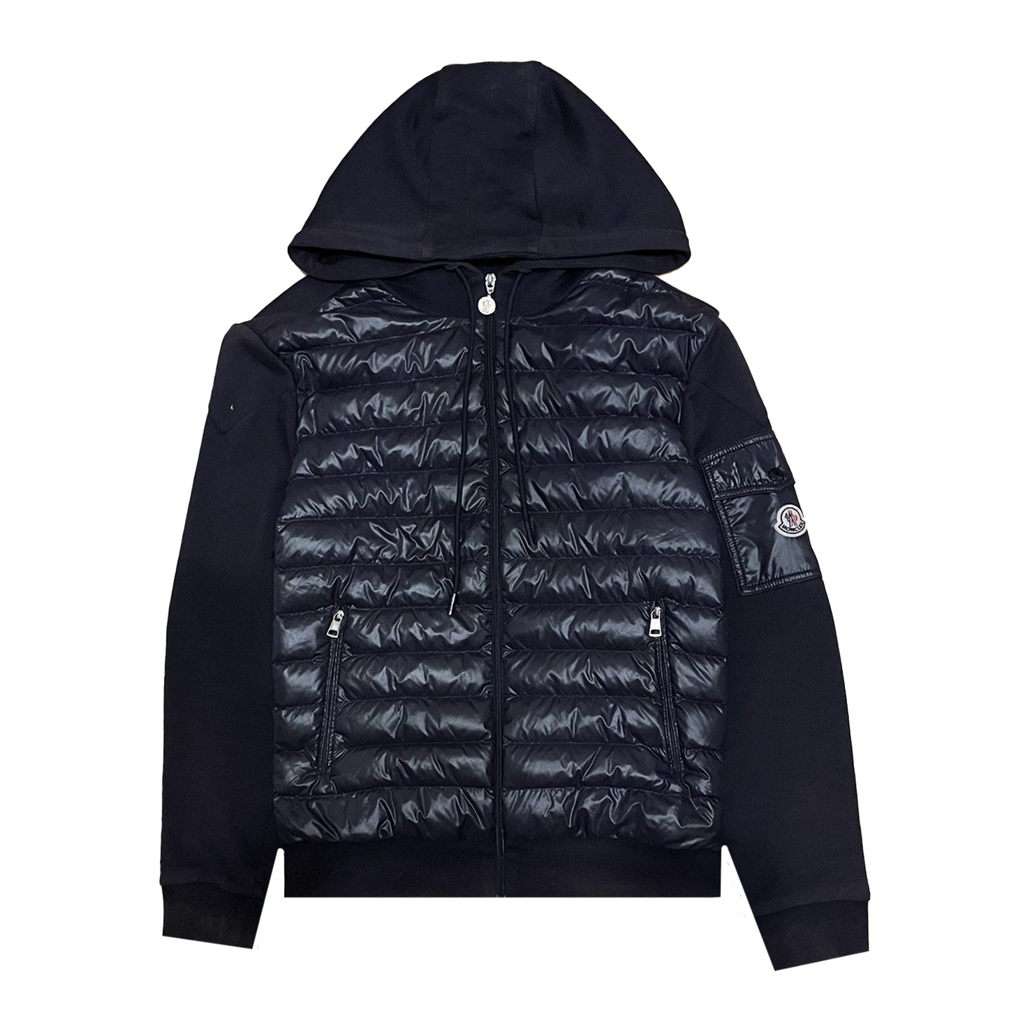 Moncler Hooded Down Cardigan