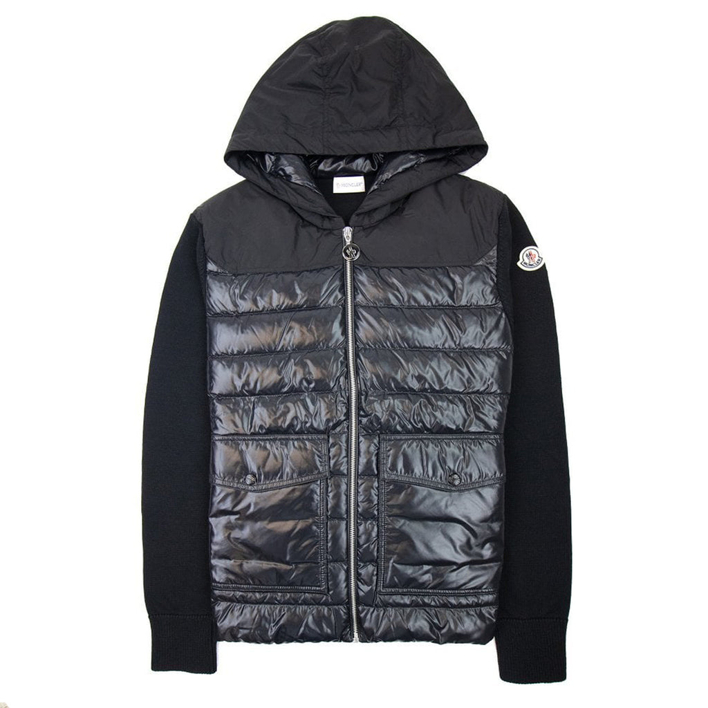 Moncler Down Hooded Cardigan