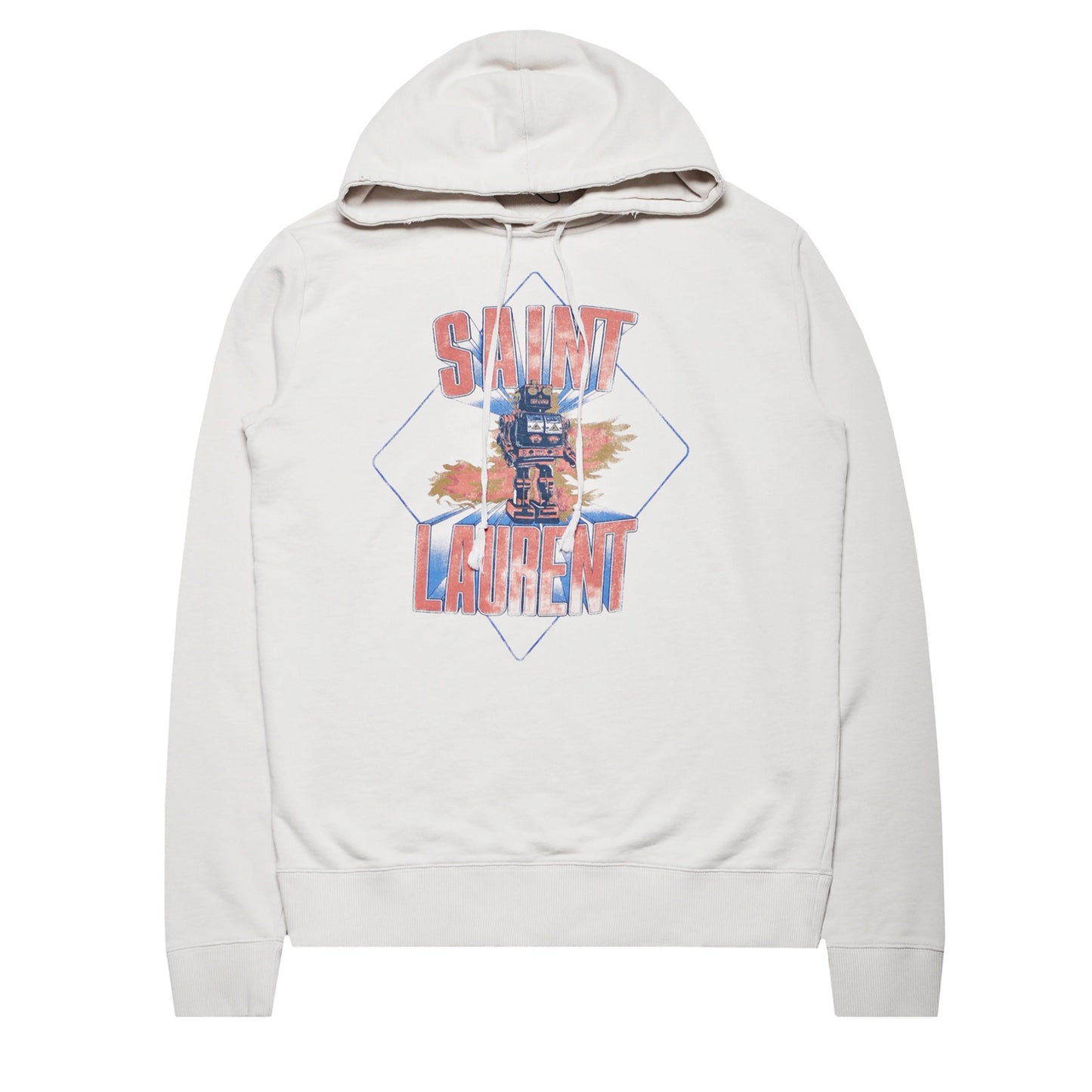 Saint Laurent Robot Logo Hoodie