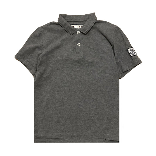 Moncler Gamme Bleu Piqué Polo Shirt