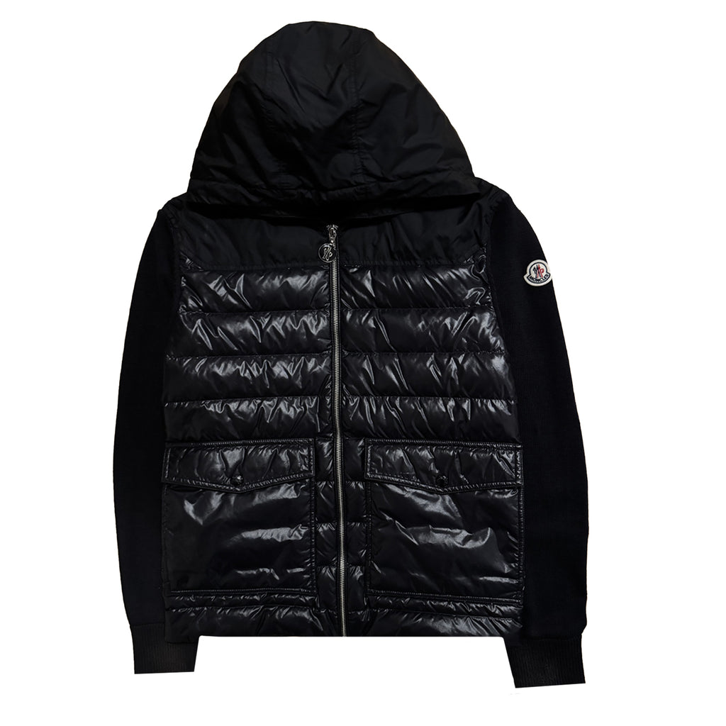 Moncler Down Hooded Cardigan
