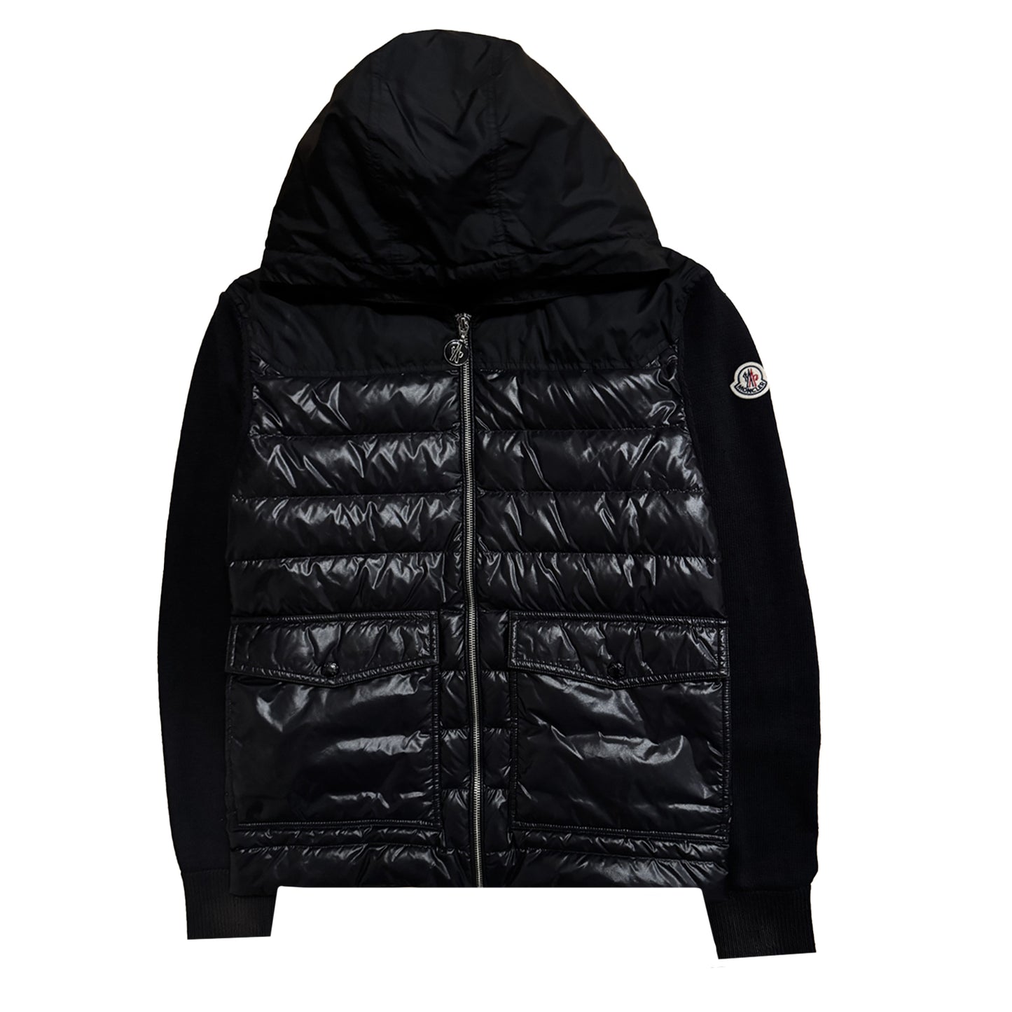 Moncler Down Hooded Cardigan