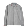 Moncler Long Sleeve Piqué Polo Shirt