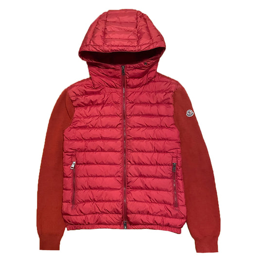 Moncler Hooded Down Cardigan