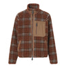 Burberry Check Panel Fleece Jacket